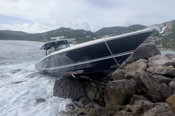 Motor Yacht Loon Tender Crash